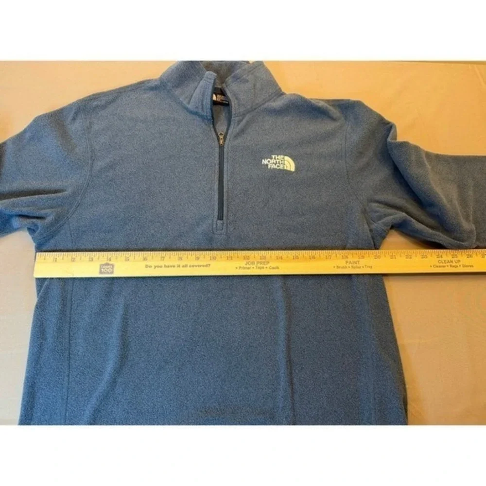 The North Face Mens TKA 100 Glacier 1/4 Zip Fleece Pullover Blue M NF00CP8M1LG‎